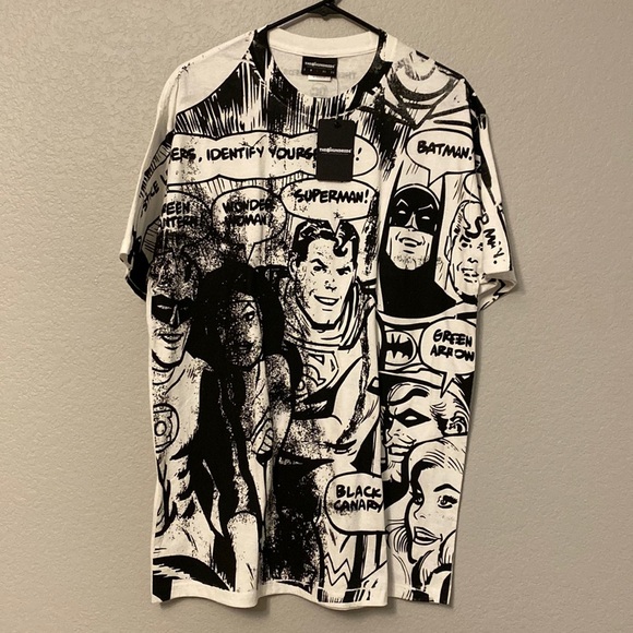 The Hundreds X DC Comics Collaboration Copy T-Shirt in White - Large - Picture 3 of 9